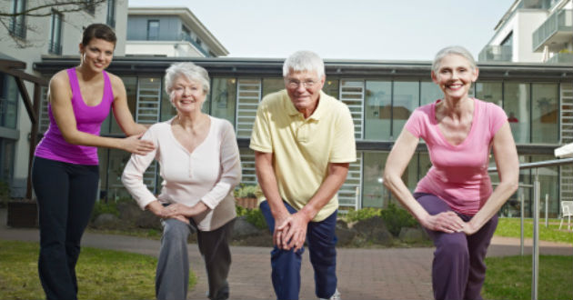 Tercera edad ejercicios para un envejecimiento saludable