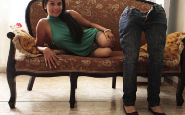 Colombiana sin piernas sueña con ser modelo