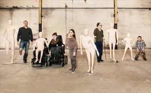 Maniquies de personas con discapacidad en campaña publicitaria